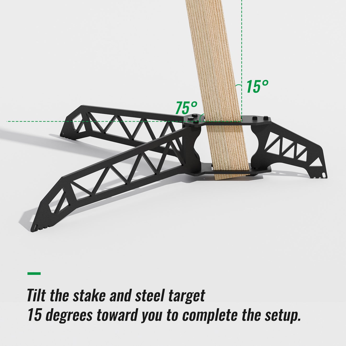Steel Target Stand Base, Dueling Tree Target Stands for Shooting Range, 2x4 Targets Stand Suitable for 2x4 Wooden-Post, Easy to Carry and Assemble
