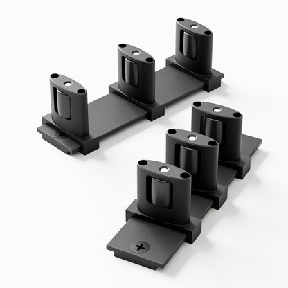 BONIKLUBA Siding Closet Door Floor Guide,Barn Door Guide for Bottom,Adjustable Bypass Door Floor Guide 3-Roller Design,White（1PCS）