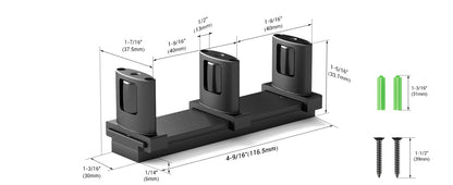 Siding Closet Door Floor Guide,Barn Door Guide for Bottom,Adjustable Bypass Door Floor Guide 3-Roller Design,Black（1PCS）