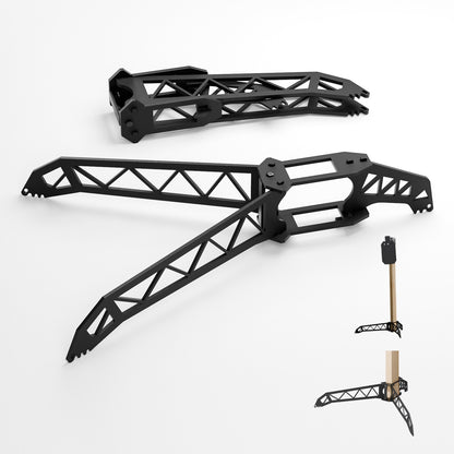 Steel Target Stand Base, Dueling Tree Target Stands for Shooting Range, 2x4 Targets Stand Suitable for 2x4 Wooden-Post, Easy to Carry and Assemble