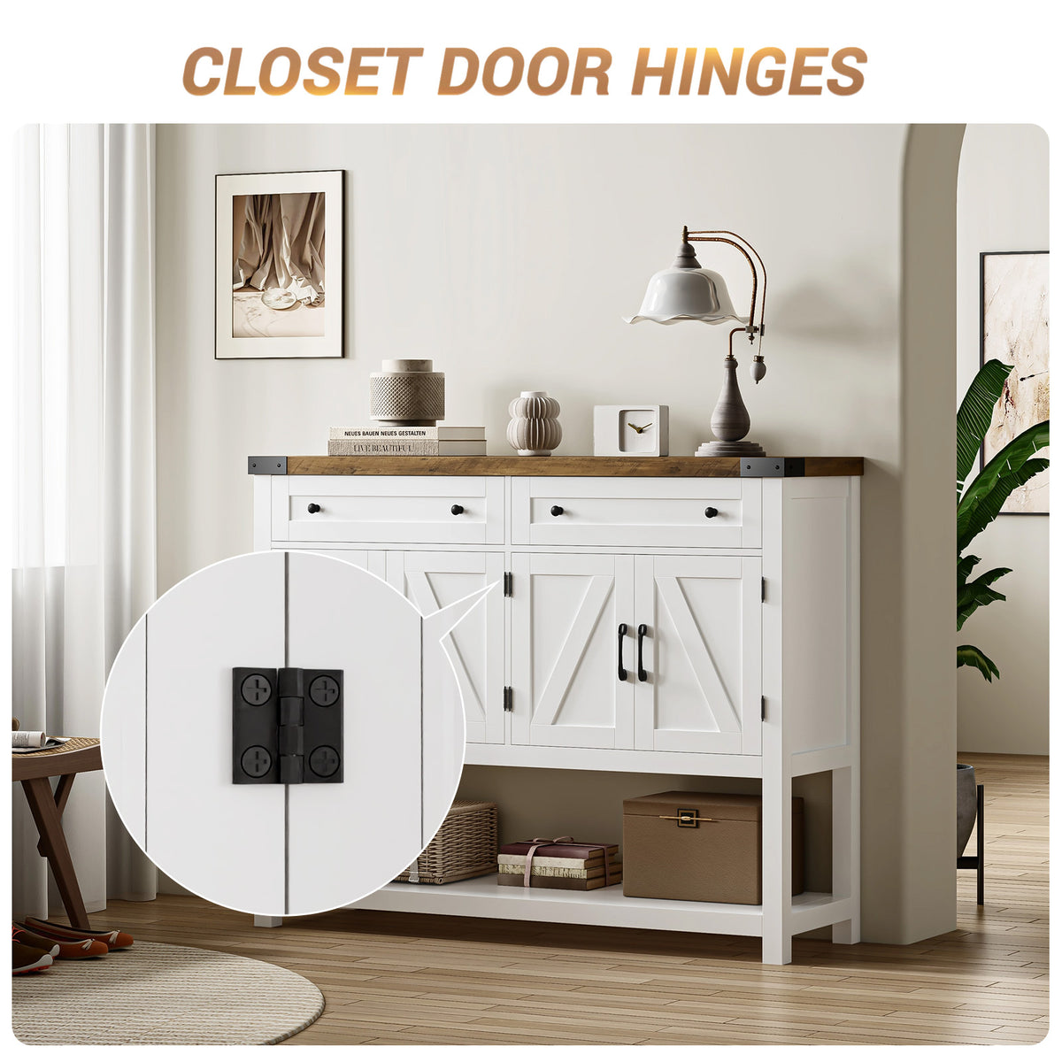 BONIKLUBA Door Hinges,Matte Black Coated Finish,Light Small Hinges for Bi Fold Door,Closet Door,Barn Door Use(4 Pack)