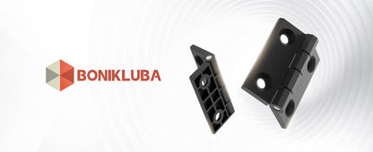 BONIKLUBA Door Hinges,Matte Black Coated Finish,Light Small Hinges for Bi Fold Door,Closet Door,Barn Door Use(4 Pack)