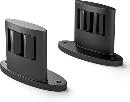 BONIKLUBA Sliding Barn Door Floor Guide for Bottom,Adjustable Wall Mounted Barn Door Guide,Flexible Double Wheel Design 2PCS,Hight 1-1/2"