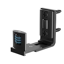 BONIKLUBA Schiebetür Bodenführung Unten, Einstellbare Bodenführung Schiebetür U-Form Design, an der Wand Montiert, Schwarz