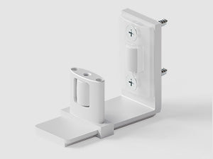 BONIKLUBA Sliding Barn Door Bottom Floor Guide, Adjustable U Shape Flexible Flush Design,Wall Mounted, White 2 Pcs