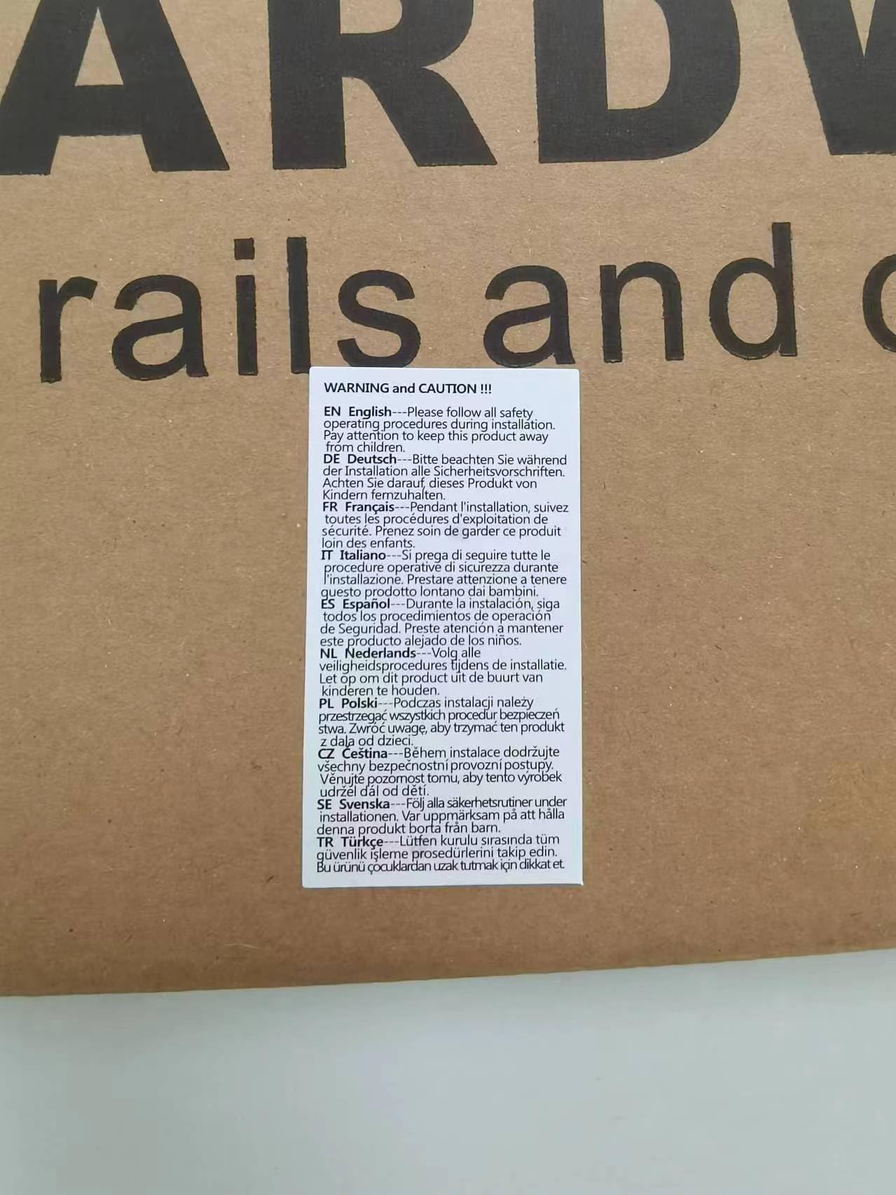 BONIKLUBA BNF06DFS 183 cm Bifold Sliding Door Fitting, Sliding Door System, Complete Set, Running Rail, Wheels Set, Black, for 4 Wooden Doors, 44 cm Wide