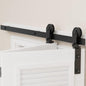 42" Bi-Folding Barn Sliding Door Hardware Track Kit Fit 2X20" Door Wide Panels-Smoothly&Quiet for 2 Doors[No Doors]